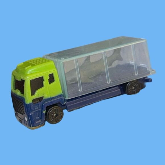 Big Rig Blue Neon Green Shark Transport Truck - Picture 1 of 6